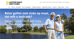 Desktop Screenshot of custombuiltgolfclubs.nl